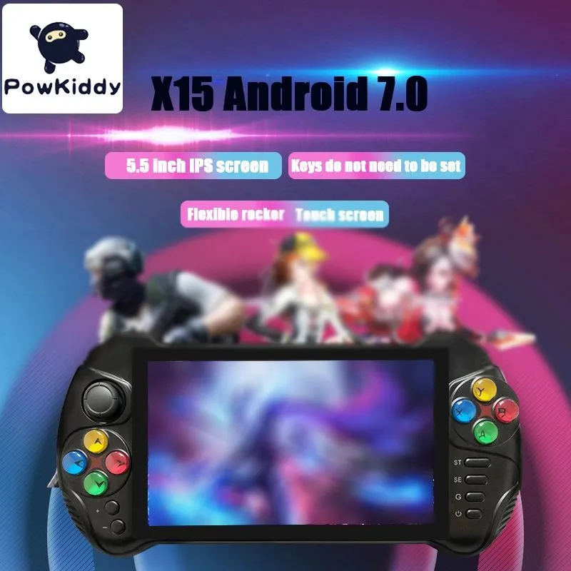 Powkiddy X15 Handheld Game Console: 5.5 IPS Screen, Android