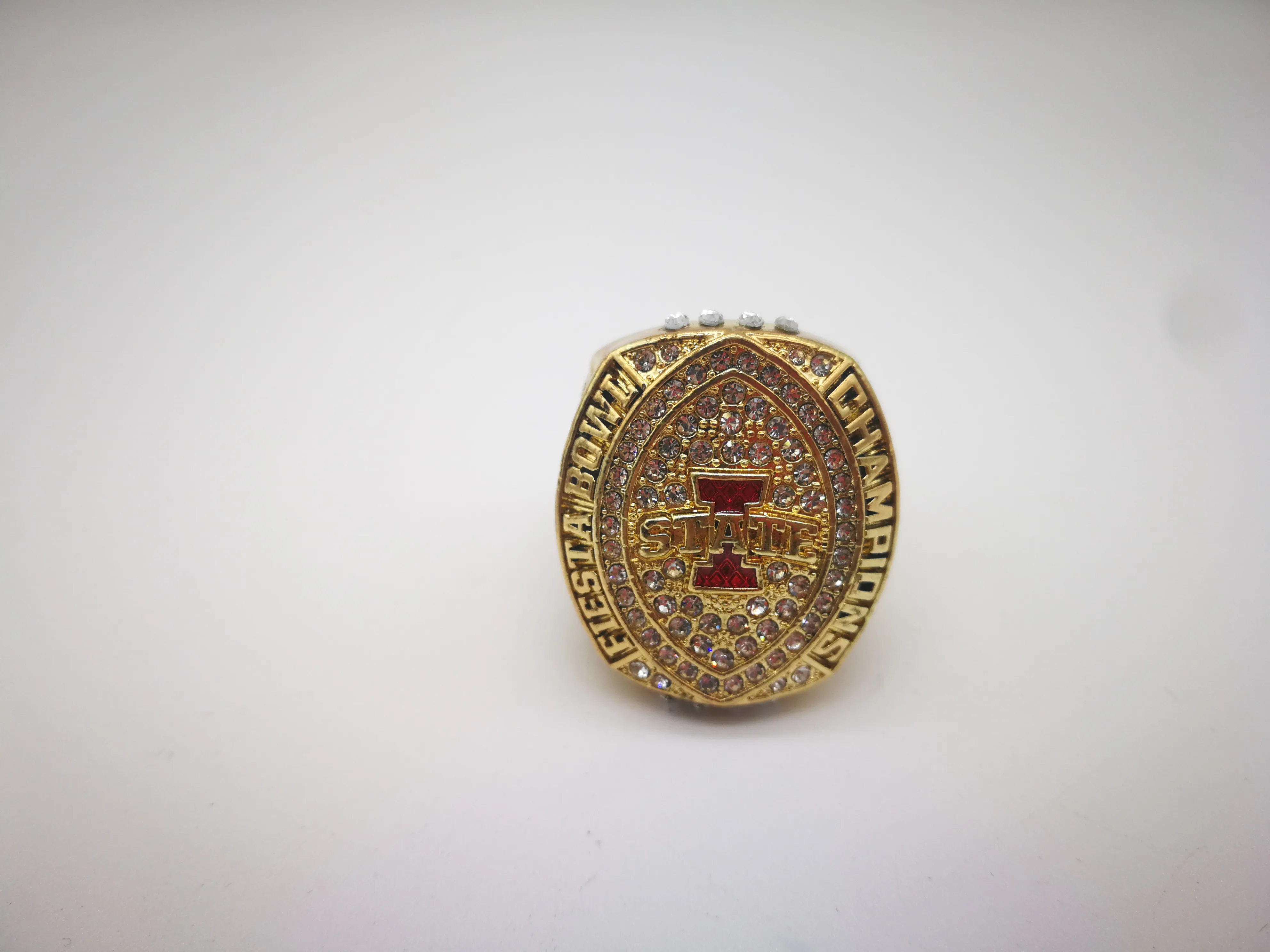 Doskonałe odwzorowanie pierścieni Iowa State Cyclones Fiesta Bowl Championship Ring