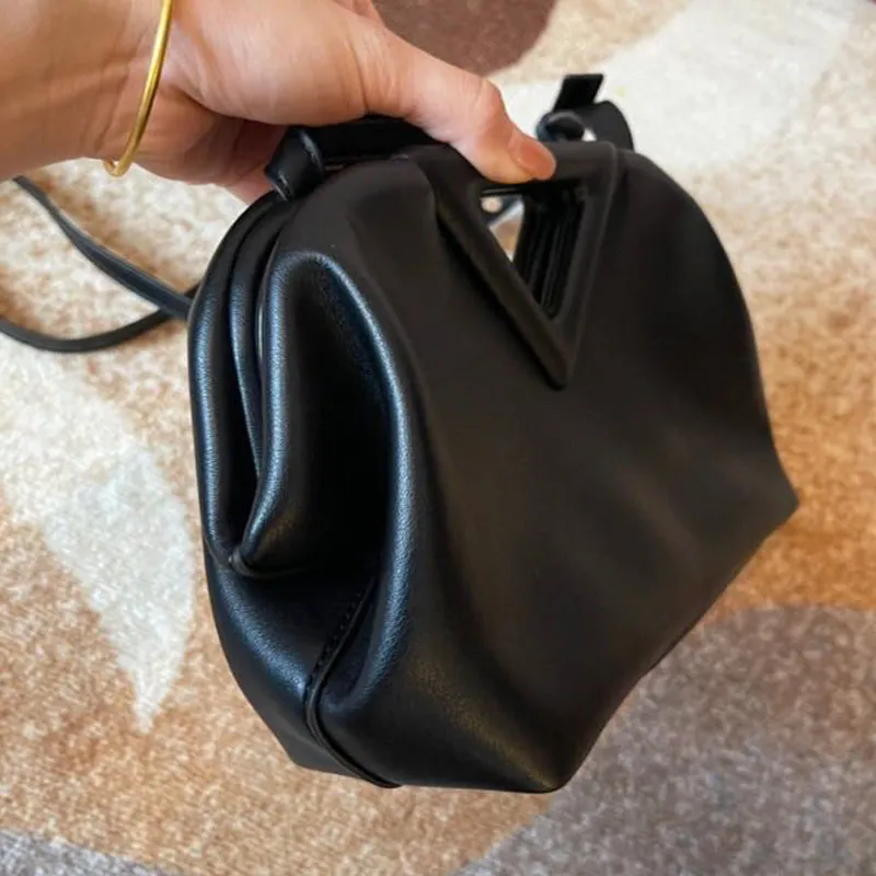 Fashion Design BVbrand Triangle Style Bag Genuine Leather Shoulder Bags Calfskin Messenger Handbag Crossbody Purses Lady Handbags Bridesmaid Dress Purse