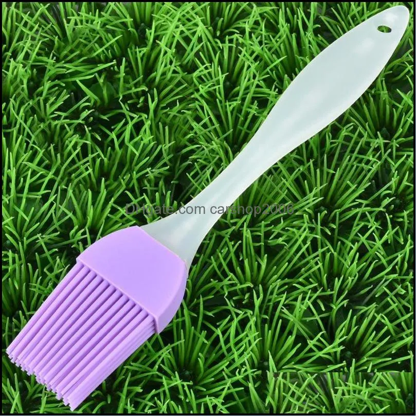 Fashion Silicone BBQ Brush Cooking Pastry Butter Brush Kitchen Heat Resistance Basting Oil Brushes Cake Cream Brushes Baking Tool DBC