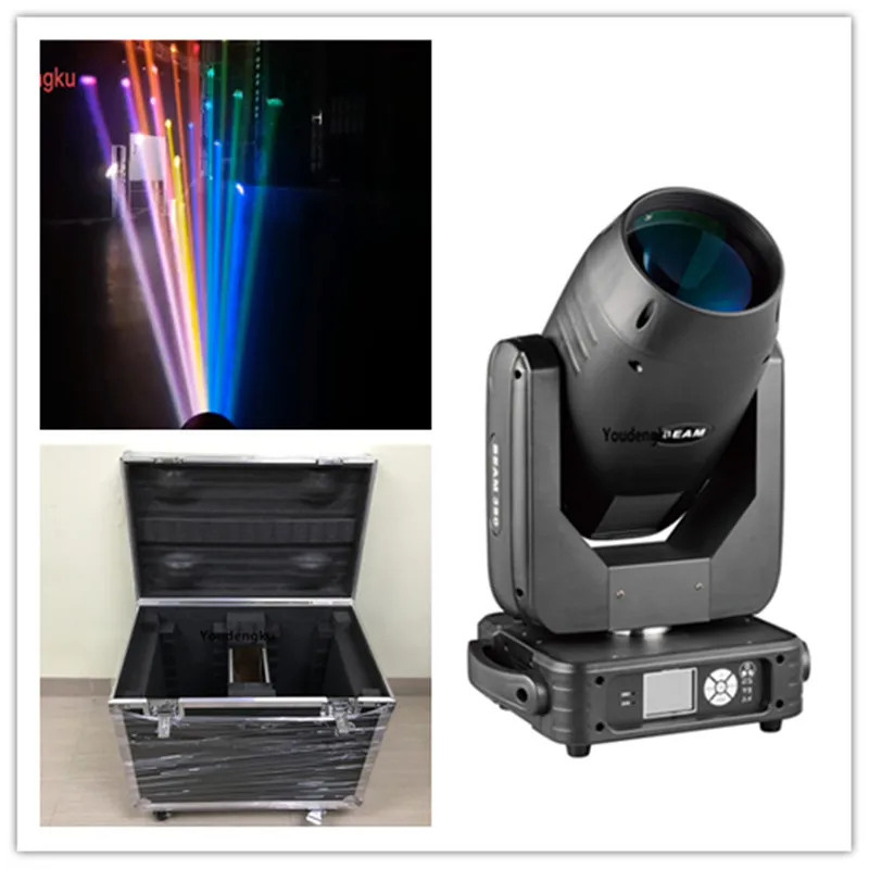 2pcs with flightcase Pro Stage DJ Focusing 380W R17 Beam Spot Sharpy lyre Beam 17R Moving Head light