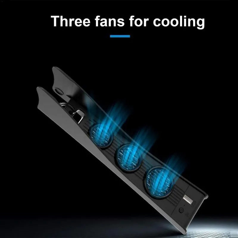 Laptop-Kühlkörper-USB external für PS5-Konsole PlayStation 5 Temperaturlüfter-Kühler Universal-Hinterkühler-Kühler-Host