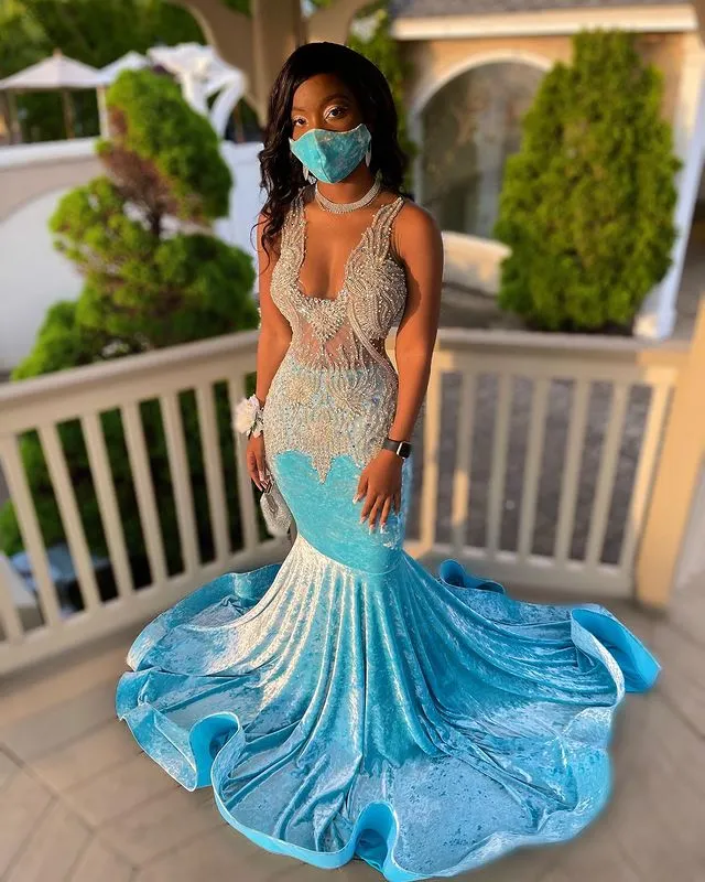 chinese dress ladies Luuvis Women Pretty Lilac Mermaid Sweetheart Lace Up Long Tulle Prom Dress  with Appliques main image 0