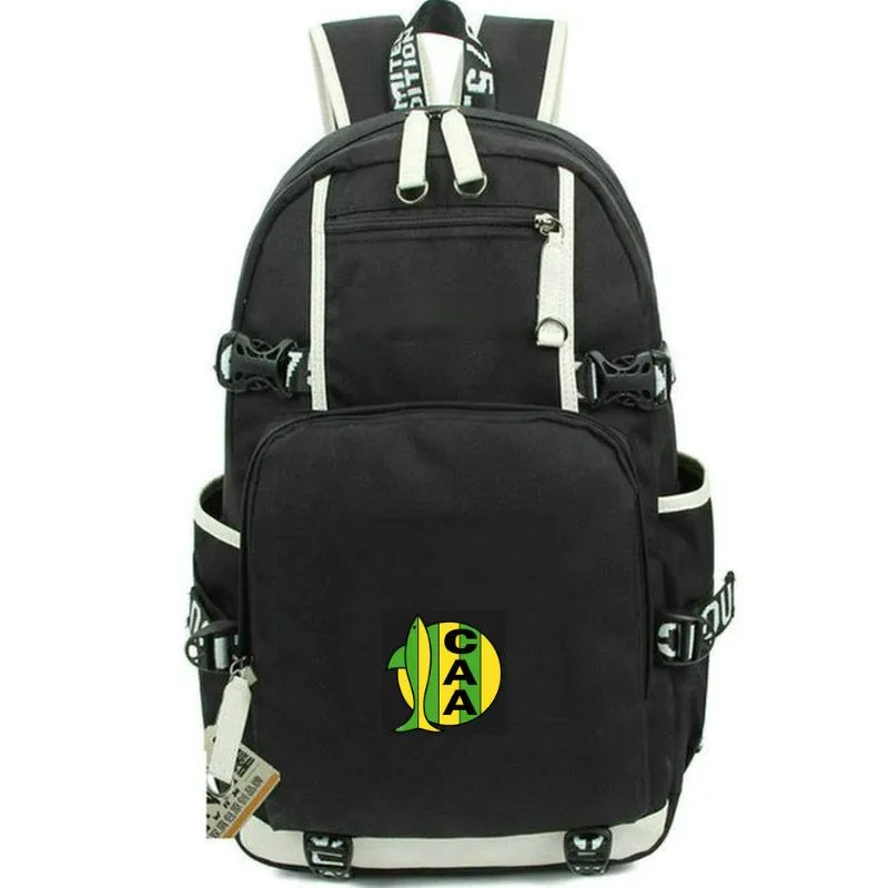 Backpack Aldosivi CAA Team Daypack Tiburon Football Club Schoolbag Soccer Rucksack School Bag Computer Day Pack