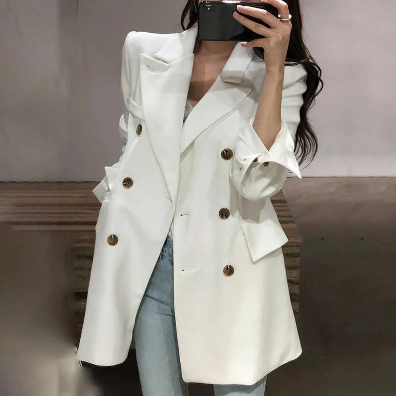 Ladies white coats best sale long