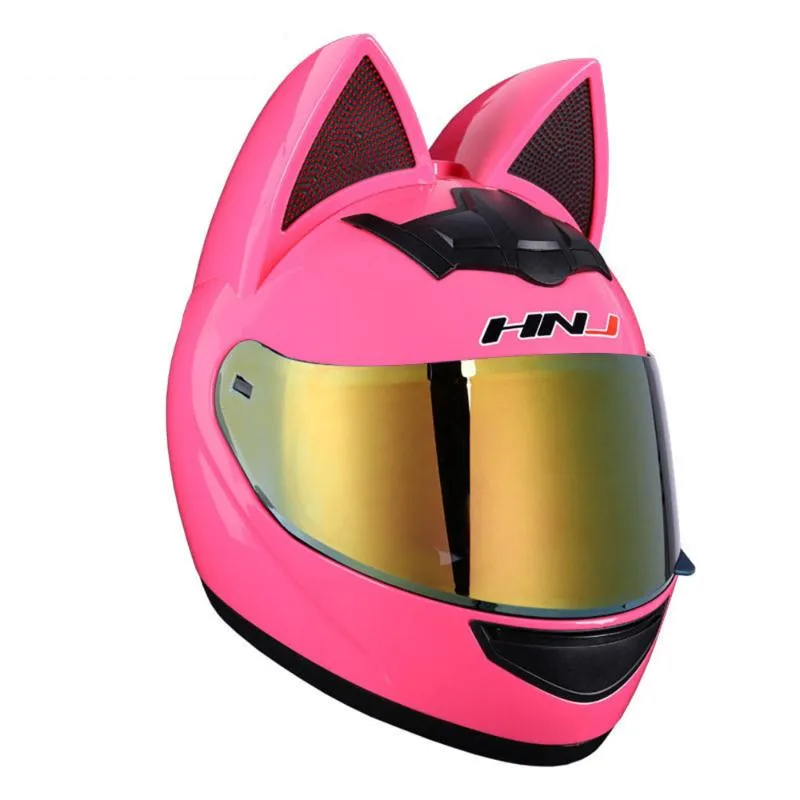 在庫品限り オートバイのヘルメット大人のヘルメットクールでかわいい猫の形の完全な男性女性人格道 最終値下げ Php7x Brawaa Com
