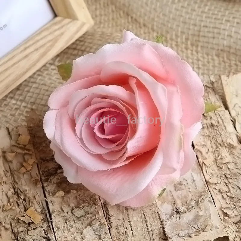 20pcs 10CM Artificial Fake Rose Heads Silk Flower Bulk Wedding Flowers Room Home Table Decorative