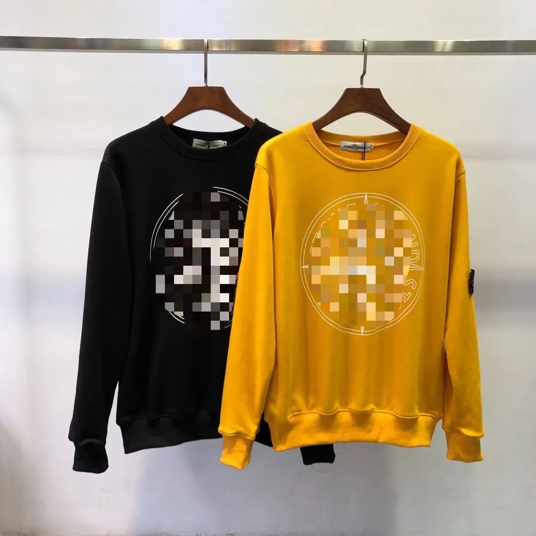 2021S Tasarımcı Sweater Tech Polar Hoodies Taş Tişörtlü Sweatshirts Jumpers Moda Giyim Nakış Uzun Kollu Kazak Adam Kadınlar Günlük Pamuk Terzini