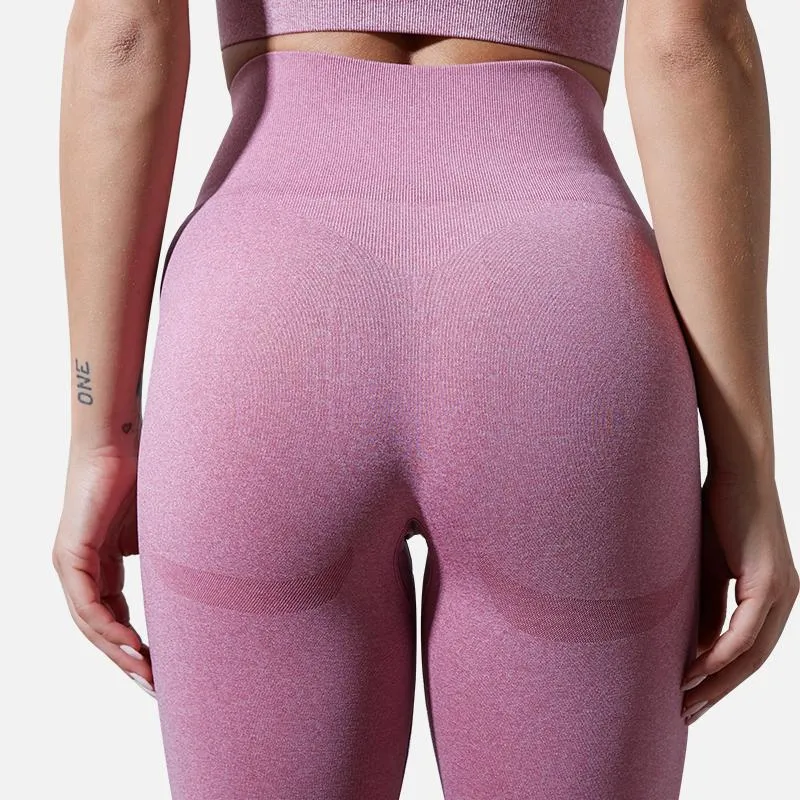 Yoga Strój Push Up Legginsy Dla Kobiety Siłownia Hight Waist Fitness Legginsy Bezproblemowe Spodnie Trening