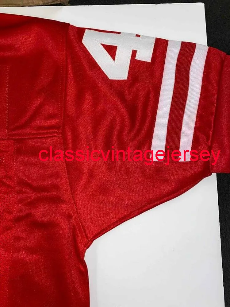 Mężczyźni kobiety młodzież tj watt koszulka szycia czerwona college zszyta zwyczaj dowolny numer nazwy piłkarski koszulka piłkarska