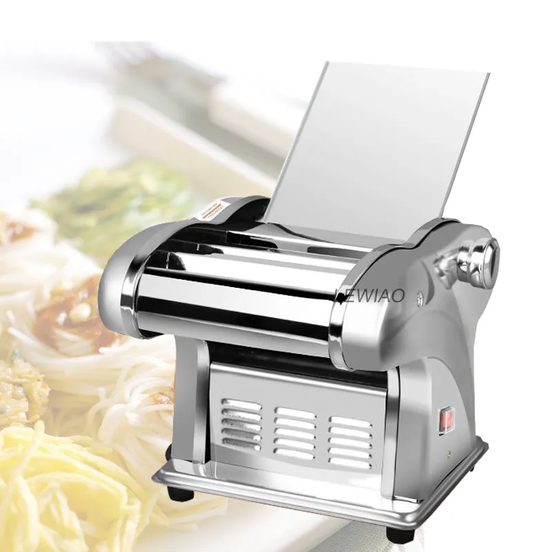 2021 Pressing Flour Machine Home Electric Noodle Automatic Pasta Machine Stainless Steel Noodle Cutting Dumpling Skin Machine