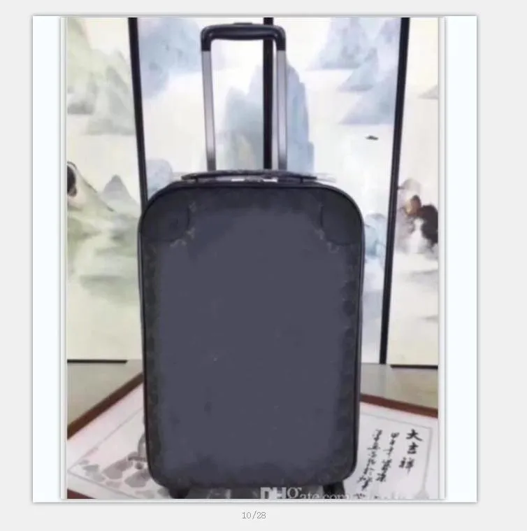 KKK8888 klassiska resväskor 20 tum kvinnor Hållbar rullande bagage spinnvarumärke män affärsresor resväska 00987898