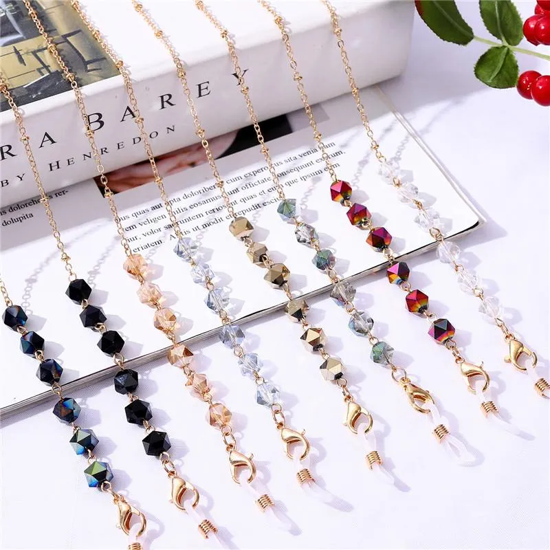 Beaded Eyeglass Chains for Women Colorful Beaded Sunglasses Chain Reading  Eyeglasses Holder Strap Cord Lanyard Eyewear Retainer - China Sunglasses  Chain and Face Mask Chain price