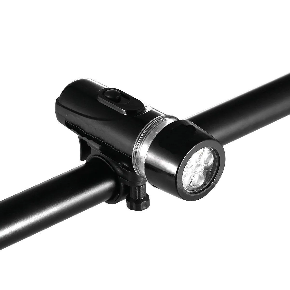 Luce Per Bicicletta Lampada 5 Led Bici Sicurezza C/fanalino Anteriore Posteriore TrAdE Shop Traesio - Foto 12