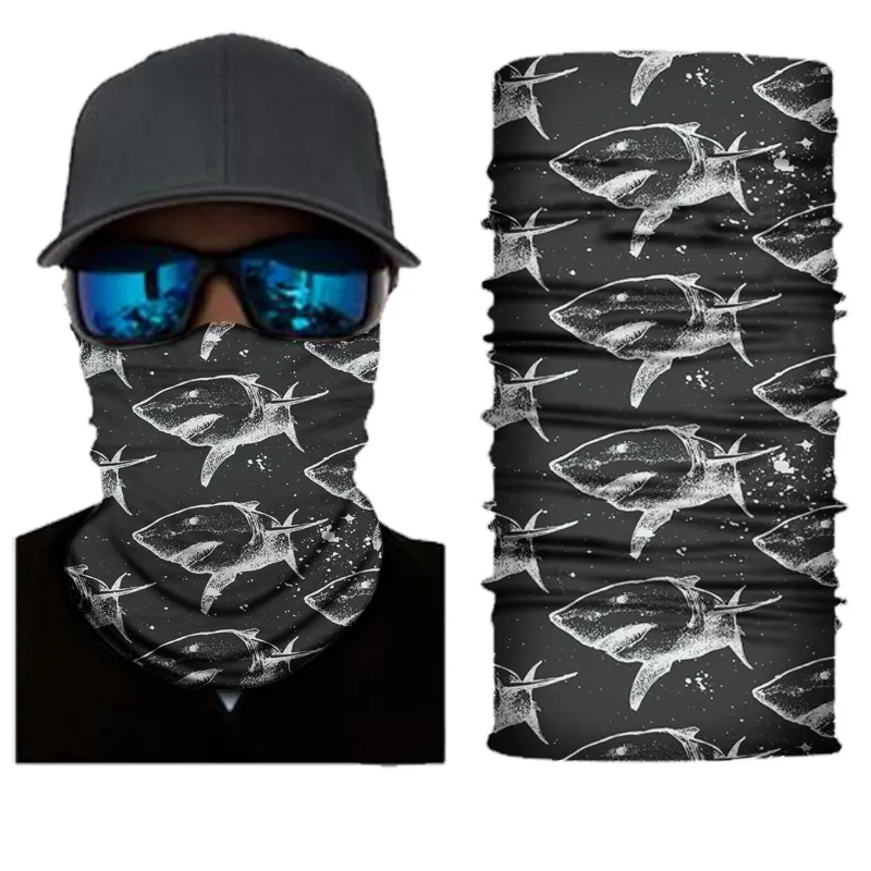 3D Military Skull Shemagh Outdoor Bandana For Fishing, Motorcycle
