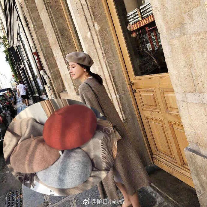 特価イラスト ベレー帽フレンチ22ベレー帽子秋冬韓国ウールの芽帽子イギリスの画家用途のカボチャ ブランドの通販 買取 Herkulvinc Com