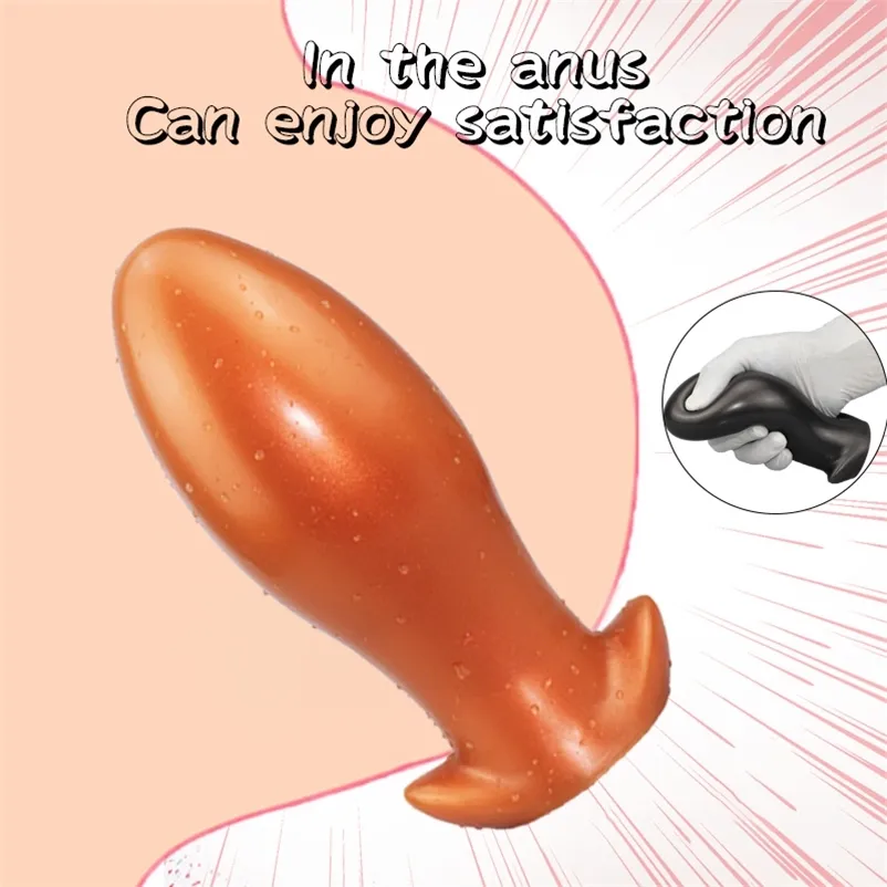 soft large anal plug butt s big vaginal dildo balls prostate massager dilatodor adult sex toys for woman men 211108