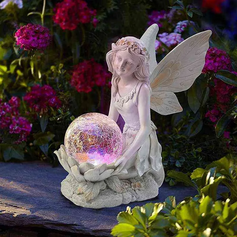 Garden ornaments with lights new arrivals