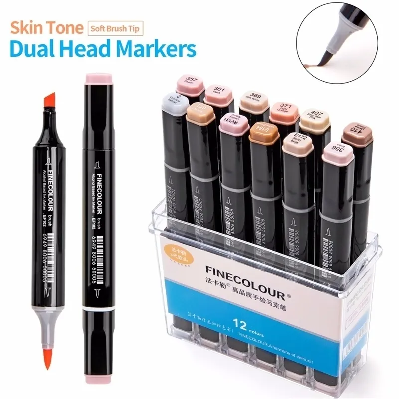 [Wholesale] Bianyo Professional Series Alcohol-Based Dual Tip Brush  Markers, Set of 72