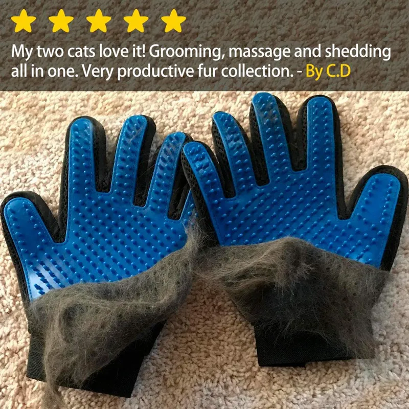 Pet ninja sales deshedding glove