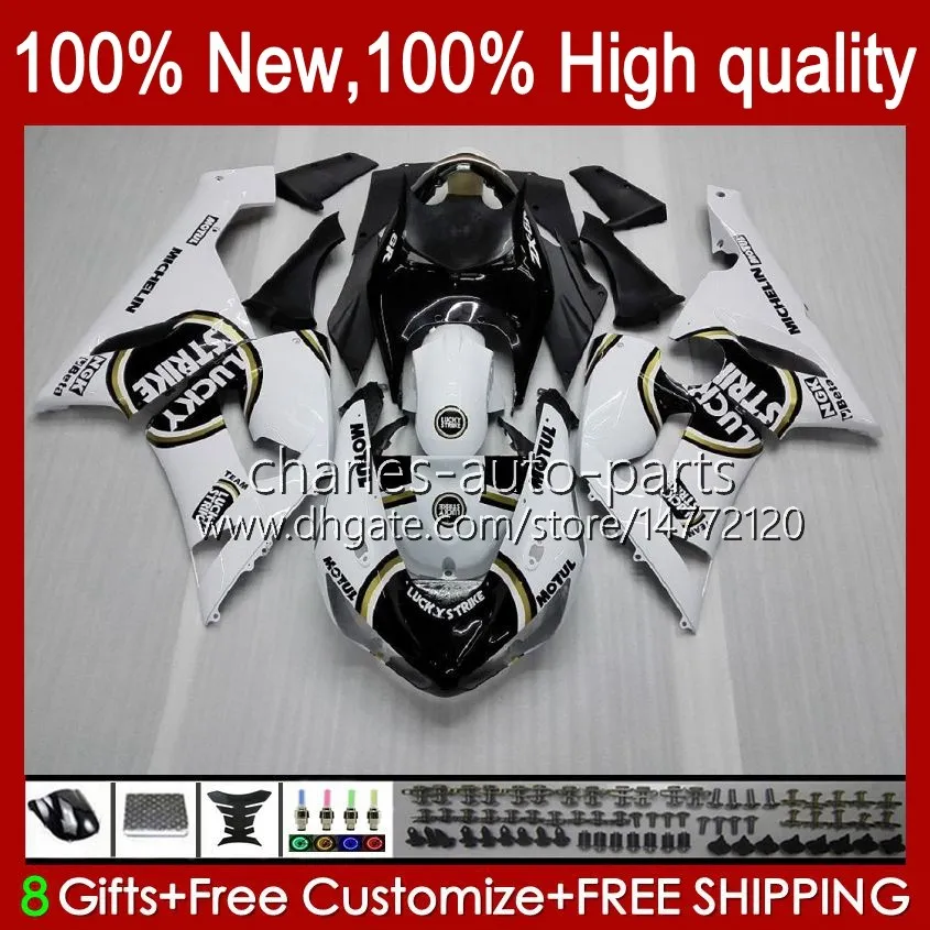 Motorradkörper für KAWASAKI NINJA OEM ZX600C ZX636 ZX 6R 6 R 600CC 05-06 Lucky Strike Bodyworks 7No.6 ZX600 ZX 636 ZX-6R 2005 2006 ZX-600 ZX-636 600 CC ZX6R 05 06 ABS-Verkleidungsset