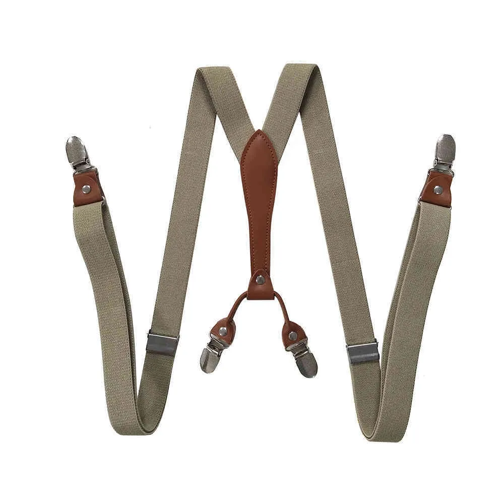 Damen-Hosenträger mit 4 Clips, Y-Rücken, 25 cm breit, verstellbar, elastisch, Jean-Hosen-Klammer, Damen-Hosenträger für Hochzeit, Party, Event