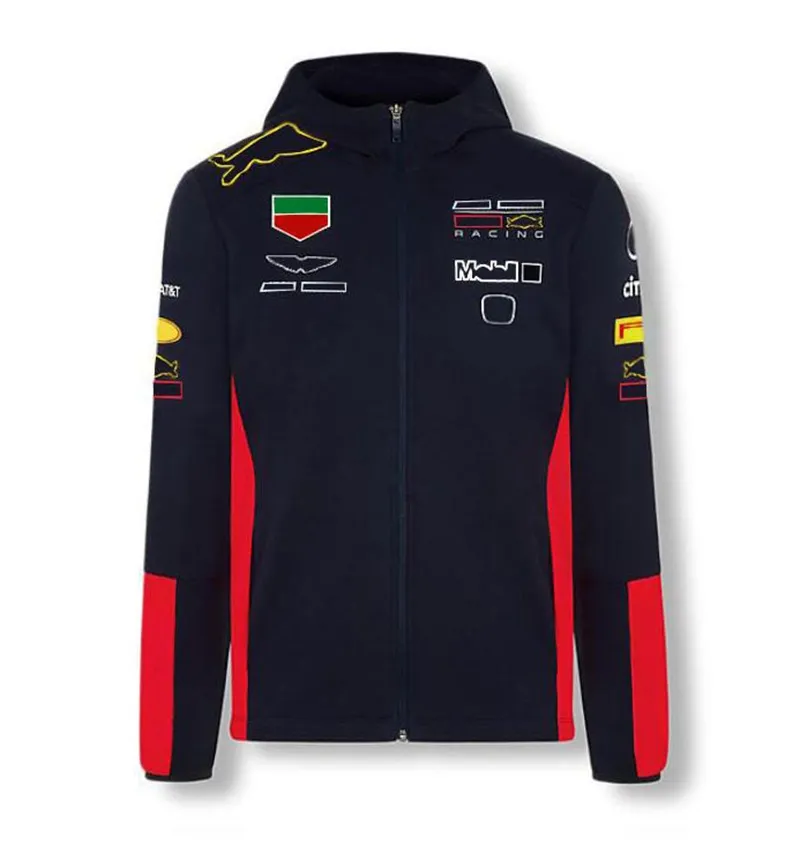 2021 F1 Formel One Team Racing Workwear Men's Hooded Casual Jacket Tröja och kashmiranpassning Samma stil