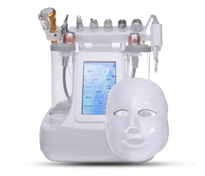 12 in 1 Hydra Dermabrasion RF 바이오 라이트 스파 페이셜 머신 워터 제트 하이드로 다이아몬드 필링 미세 박피술 아름다움 장치