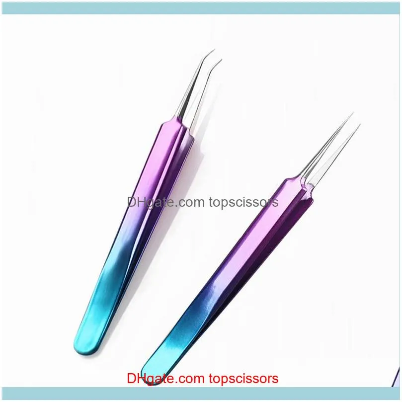 Zestawy Salon Health BeautyProfessional Zestaw manicure Nipper Rhinestone Picker Eye rzęsy precyzyjne kleszcze pincety