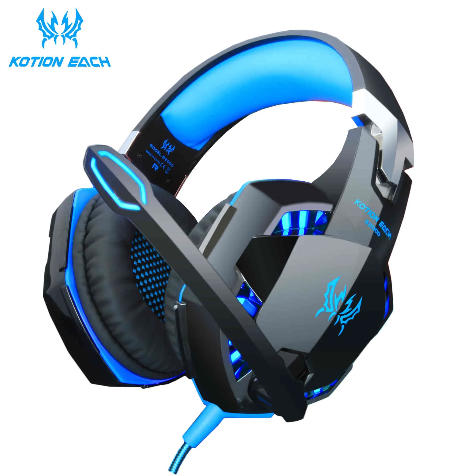 Headset over-ear Wired Game Earphones Gaming Headphones Deep bass Stereo Casque with Microphone PS4 xbox PC Laptop gamer