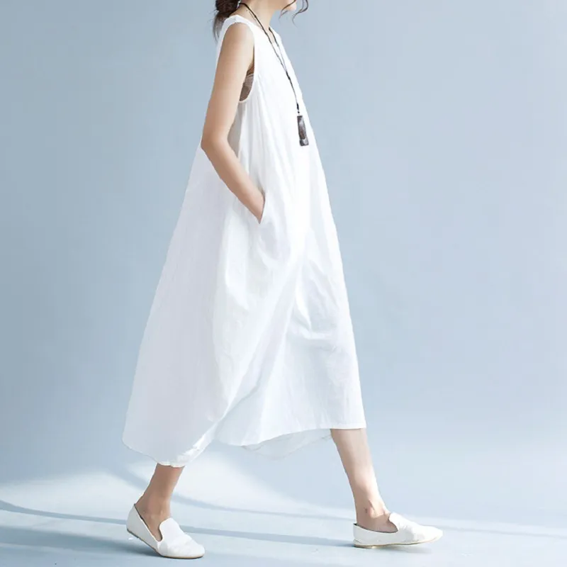 chinese dress ladies Heavenly Linen Maxi Dress main image 0