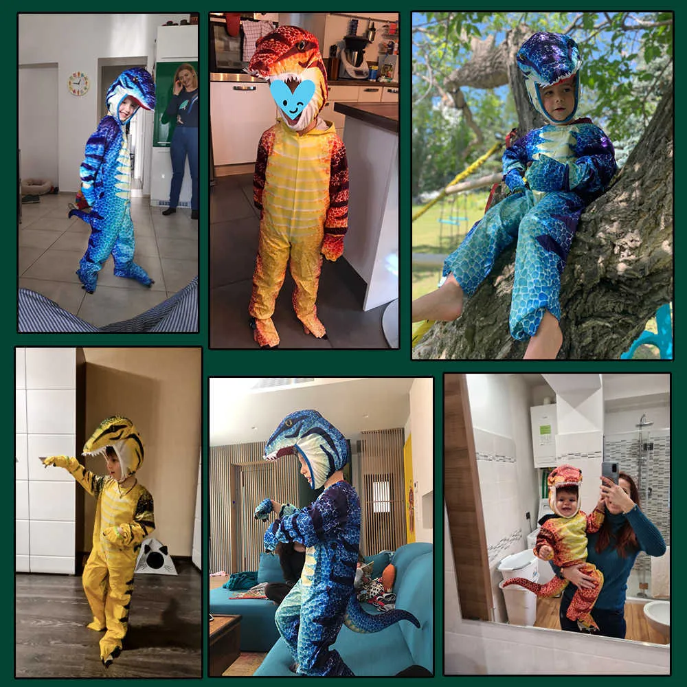 Bambino Dinosauro Costume Cosplay Panno Bambini Festa Costumi Di Halloween  Vestito Di Carnevale Bambini Ragazzi Ragazze Gioco Di Ruolo Vestito Q0910  Da 25,66 €