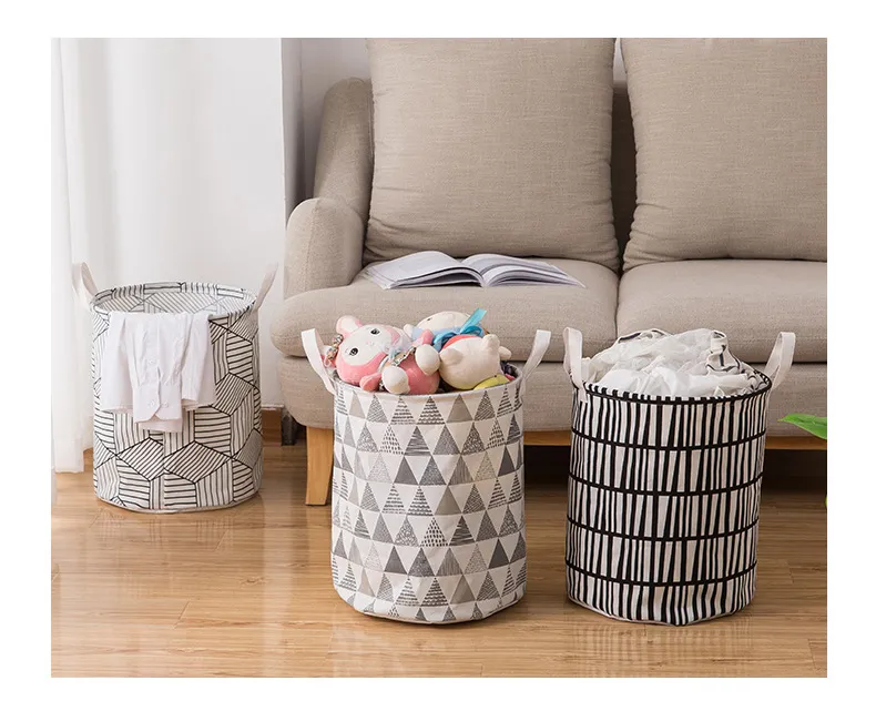 Folding Laundry Tub Basic Folding Clothes Basket Waterproof Childrens