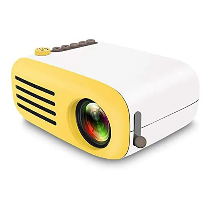 Mini Projector Yg200 Home Entertainment Portable Led Projector Supports Hd 1080P Small Projectors 20-60 Inch Projection Size US EU UK Plug