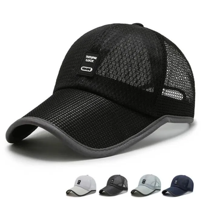 Mannen Recreatief Visnet Hoed Zomer Zon Cap Outdoor Sunshade Hoeden voor Dames Grote Gerrand Baseball Caps YL463