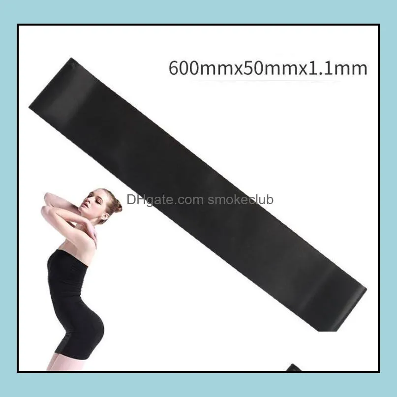 Tension Resistance Band Pilates Yoga Rubber Resistance Bands Fitness Loop rope Stretch Bands Crossfit Elastic gym training exercise