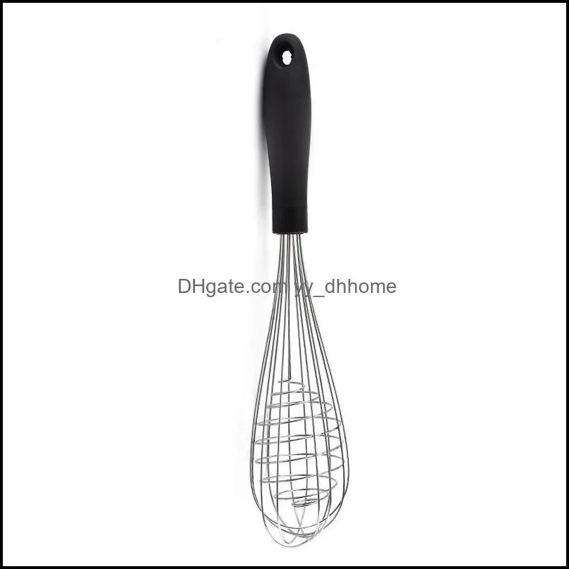 Balloon Egg Beater Manual Stainless Steel Wire Whisk Spring Coil Mixer Cooking Foamer Cook Blender Kitchen Tools JK1911