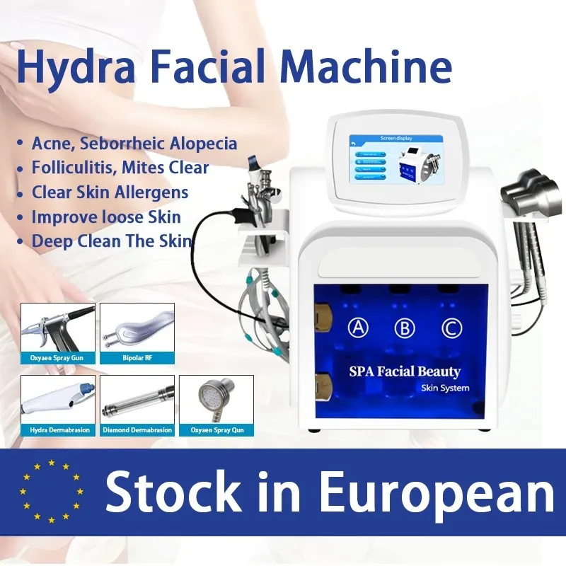 Hydra beauty dermabrasion water mesotherapy Vacuum Face Cleaning equipment Aqua Peeling Anti-aging microdermabrasion machines