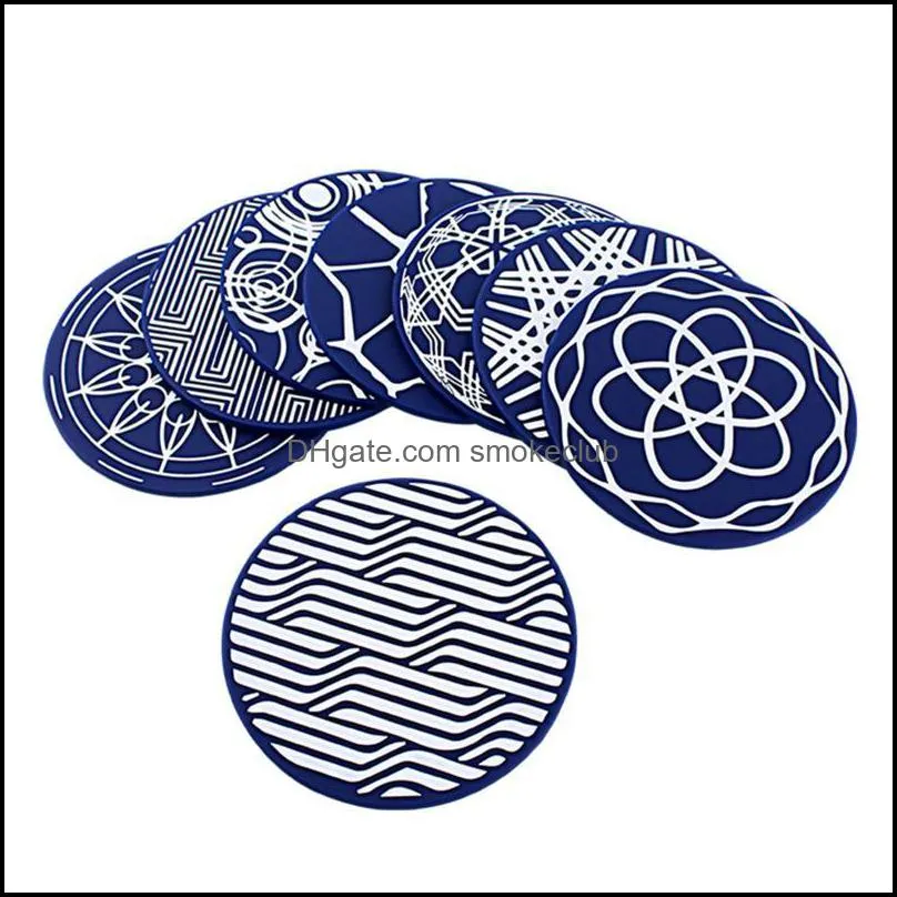 Mats & Pads Holders Placemat Decoration For Home Kitchen Dining Table Desk Mat Xmas Tableware Bowl Cup Pad Festival Gifts