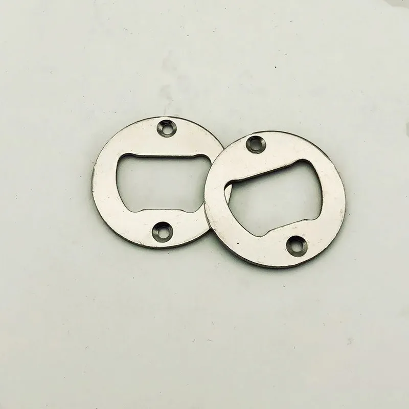 Stainless Steel Bottle Opener Rings Part With Countersunk Holes Round Custom Shaped Metal Strong