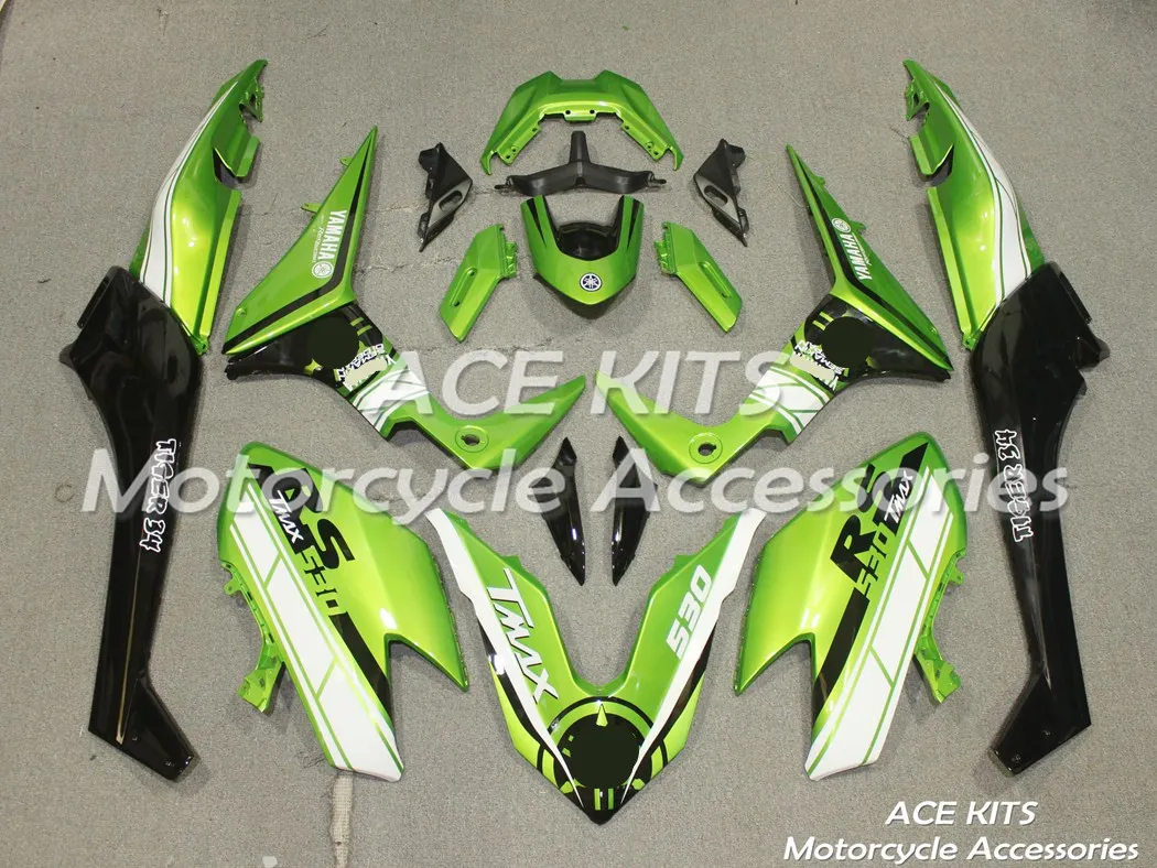 Aas kits 100% ABS FACKER Motorfietsen voor Yamaha Tmax530 17 18 19 jaar Een verscheidenheid aan kleur No.1670