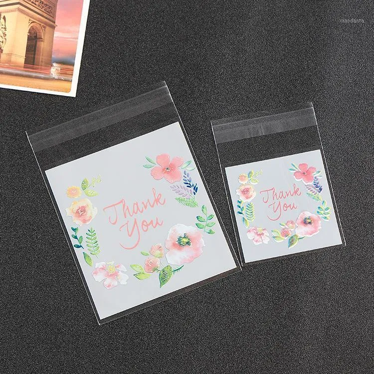 Thank You Plastic Bags For Candy Lollipop Cookie Packaging Bag
