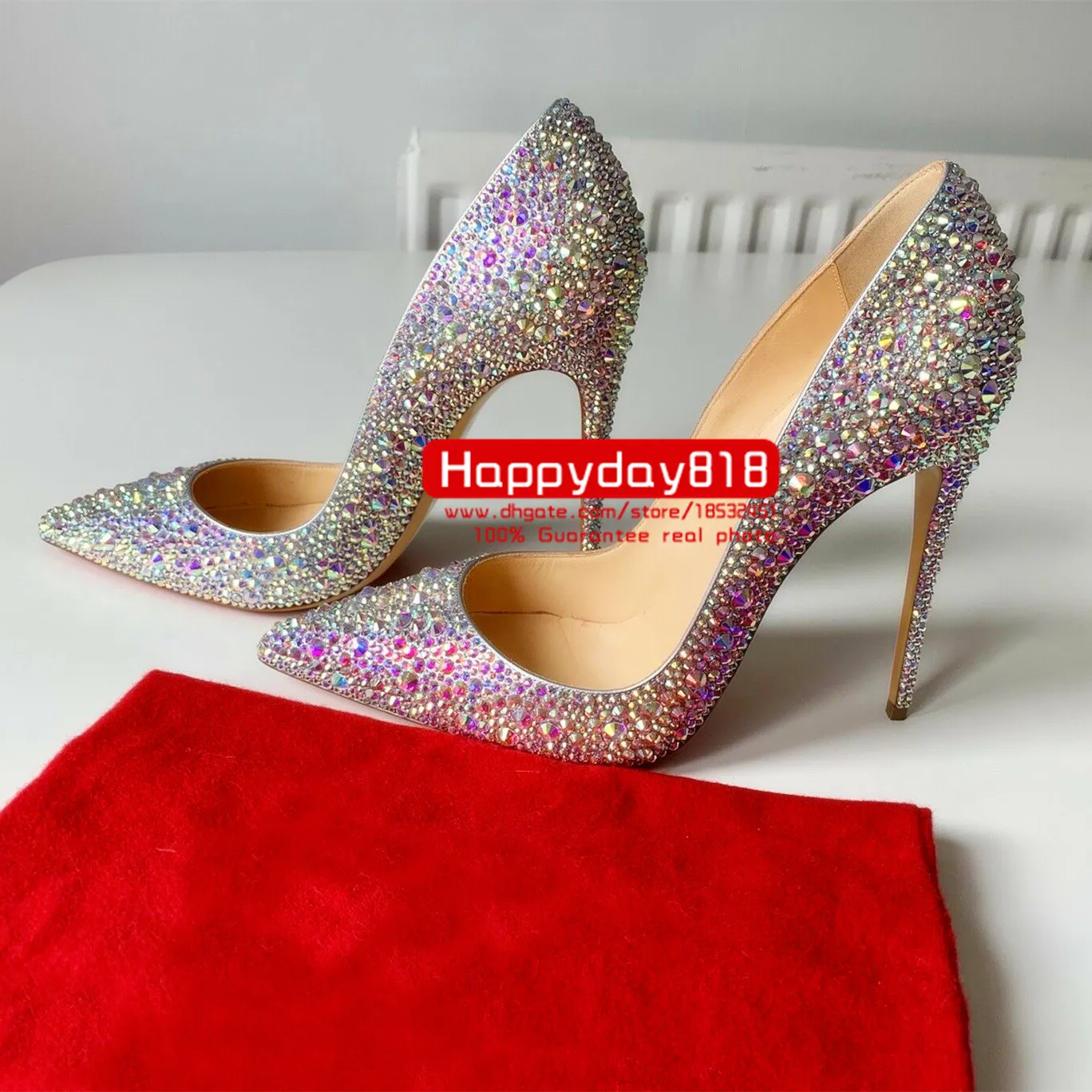 Tacchi a spillo brillantinati on sale