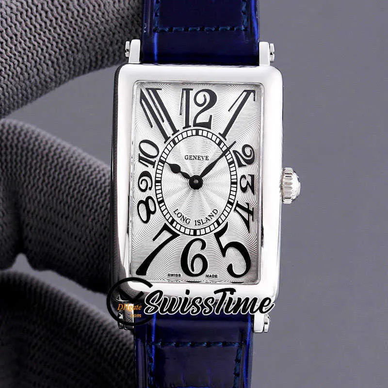 Designer Watches Fashion Long Island Ladies' Collection 952 QZ Silver Dial Swiss Quartz RENATA Battery Womens Watch Steel Case Blue Leather discount