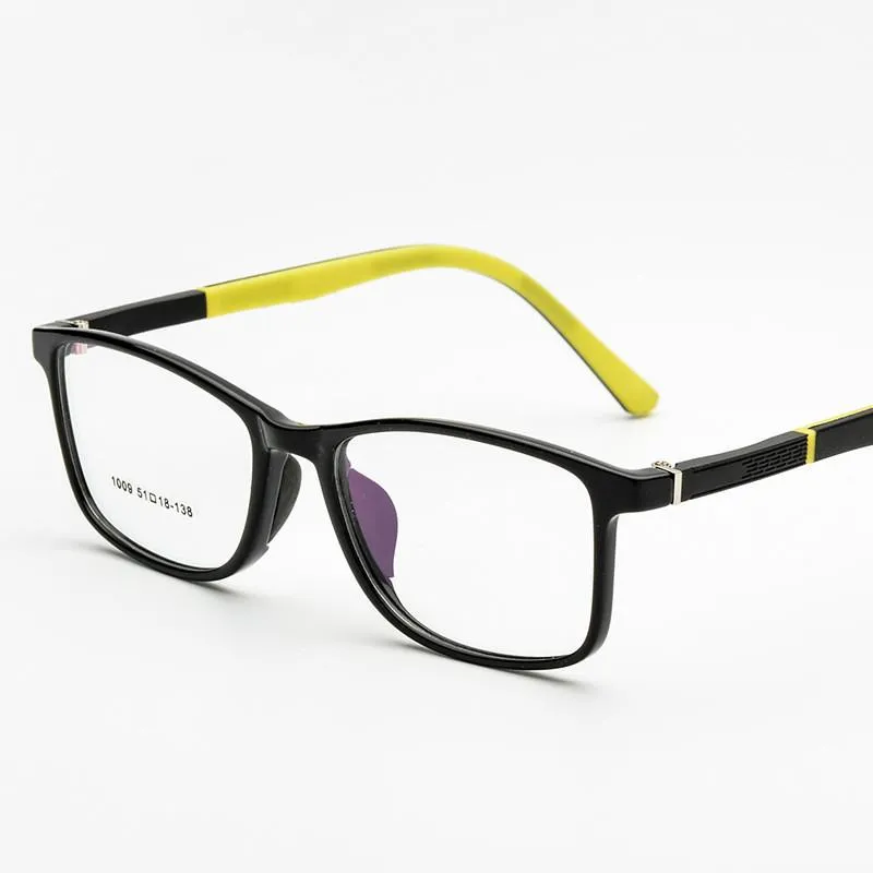 패션 선글라스 프레임 스펙터클 프레임 남성 여성 안경 컴퓨터 광학 근시 학생 TR90 남성 투명 렌즈 안경을위한 안경