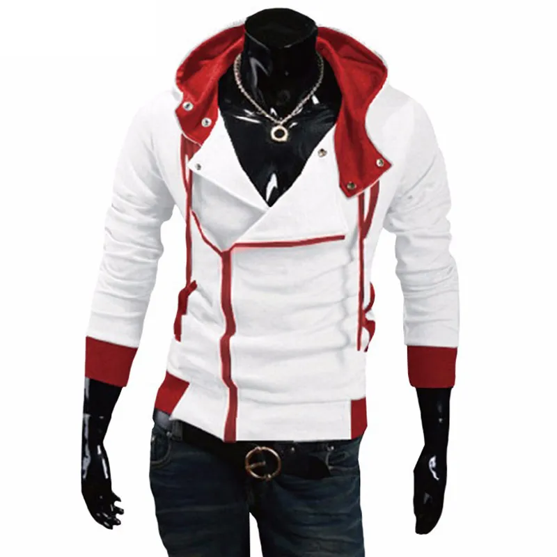 Zipper Cardigan Hoodies Men Fashion Hooded Sweatshirts Spring Spring Sportswear Long Sleeve Slim Tracksuit Jacket