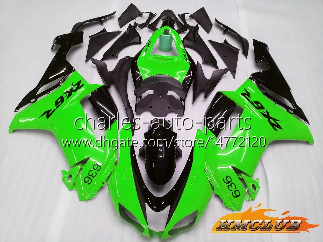 Blue Black 2013 Ninja 650 Fairings For Kawasaki Ninja ZX 636