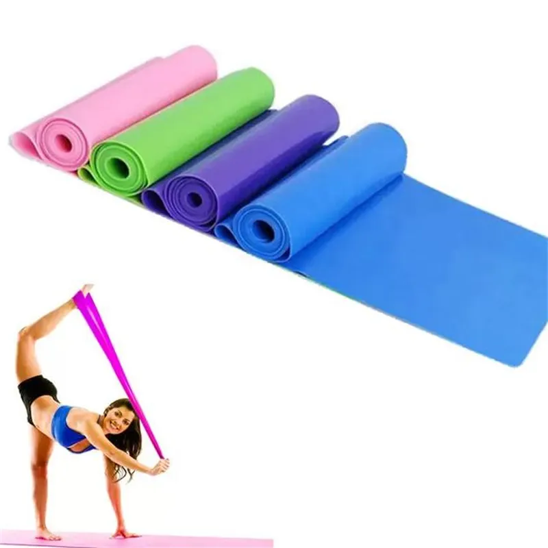 1.5M TPE Yoga Band Elastic Fitness Training Plates Resistance Expansion Bands Exercise Belt