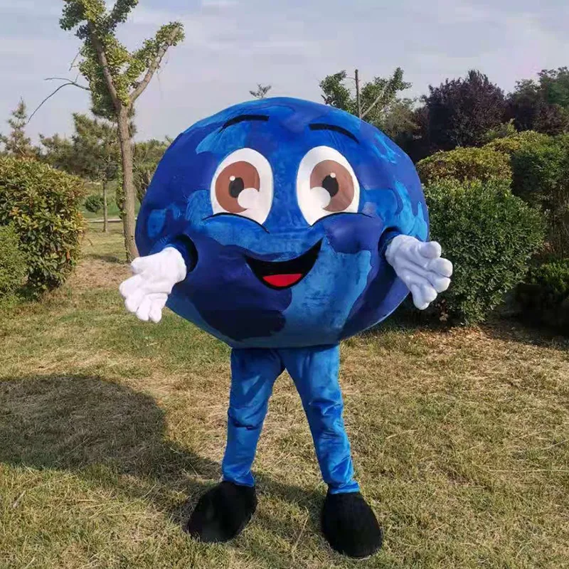 Halloween Lovely Earth Mascot Costume Cartoon Sphere Anime Theme Character Christmas Carnival Party Fancy Costumes Adult Outfit