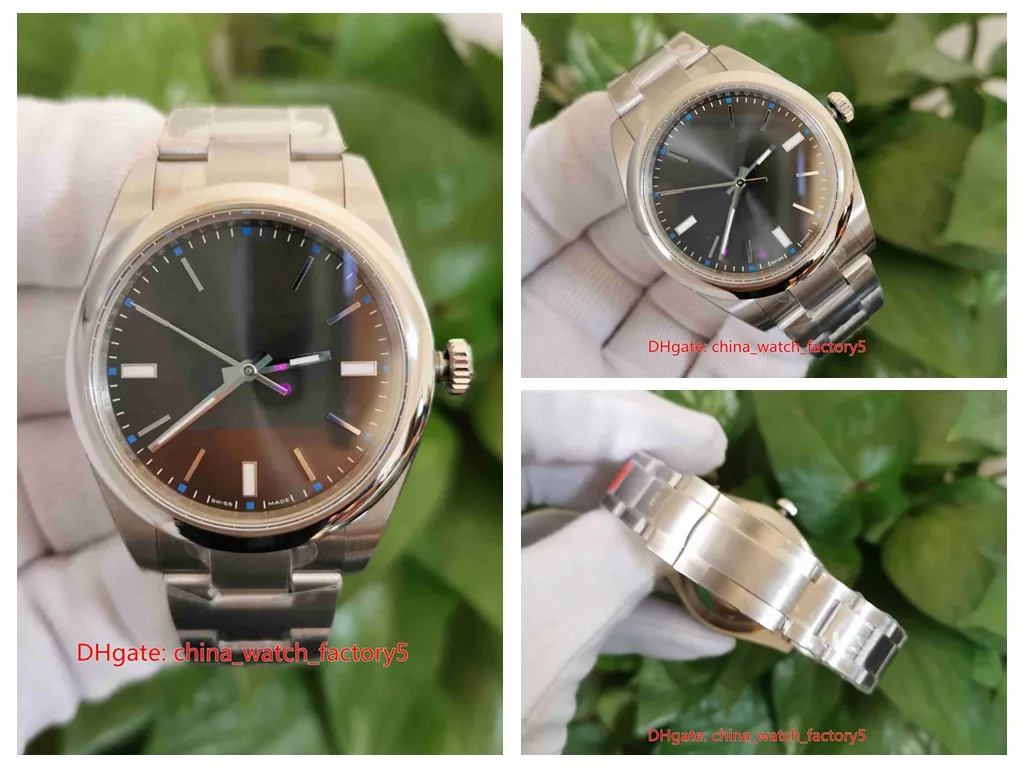 BP Maker Najwyższej jakości zegarki 39mm 114300-0001 Oyster Perpetual Sapphire Glass Cal.2813 2836 3132 Ruch Mechaniczny Automatyczny Męskie Zegarek Męskie Zegarek